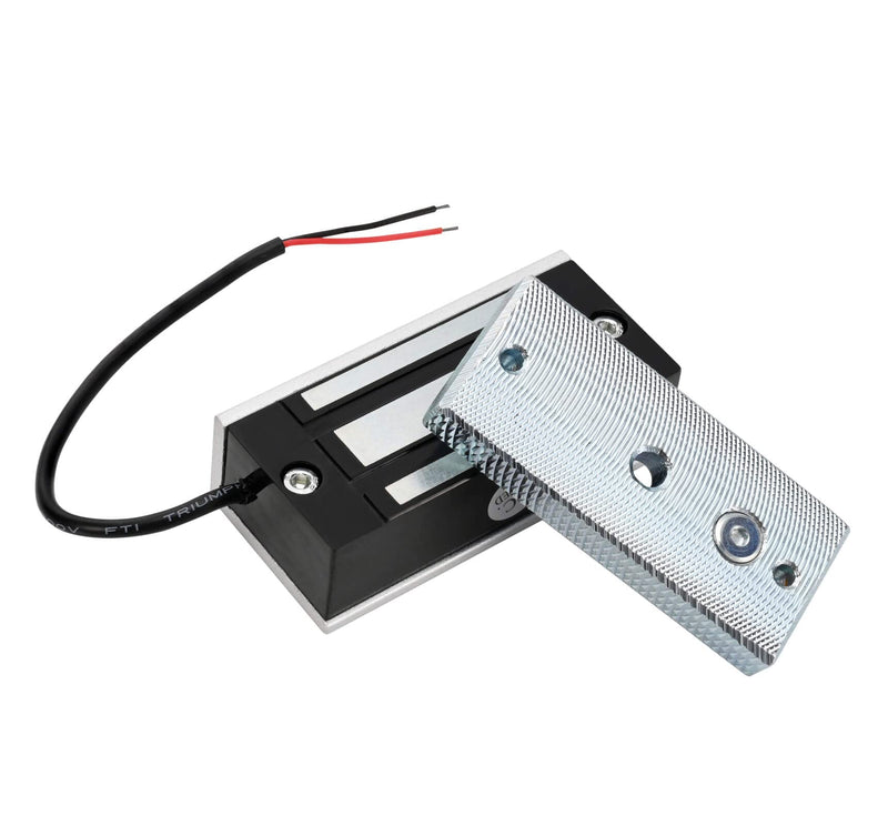 Electric Magnetic Lock 60KG 130LBS Holding Force Electromagnet Lock 12V Fail Safe NC Mode Single Door for Access Control System 60KG/130Lbs