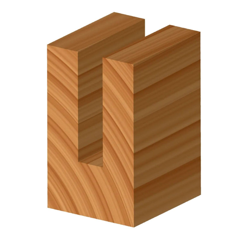 Freud 3/8" Down Spiral Router Bit with Tico Hi-Density Carbide for Maximum Performance - Ideal for Grooves & Through-Cuts, 3/8" Diameter, 1/2" Shank, 1-1/4" Carbide Height, 24,000 RPM - 76-106