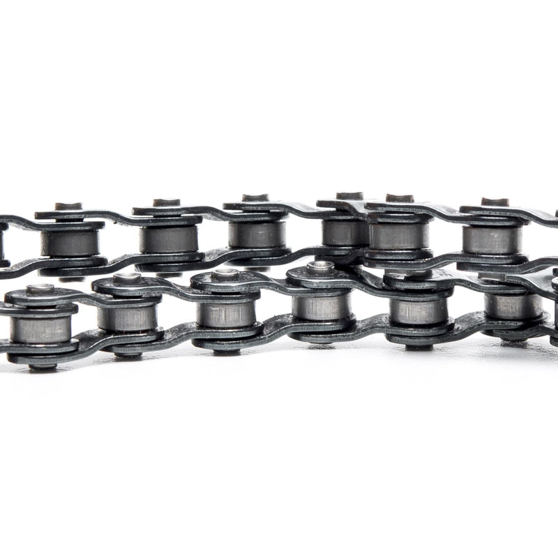 uxcell 2Pcs #420 Chain Offset Half Link Roller, 1/2" Pitch Carbon Steel, Standard Chain End Connector Split Links
