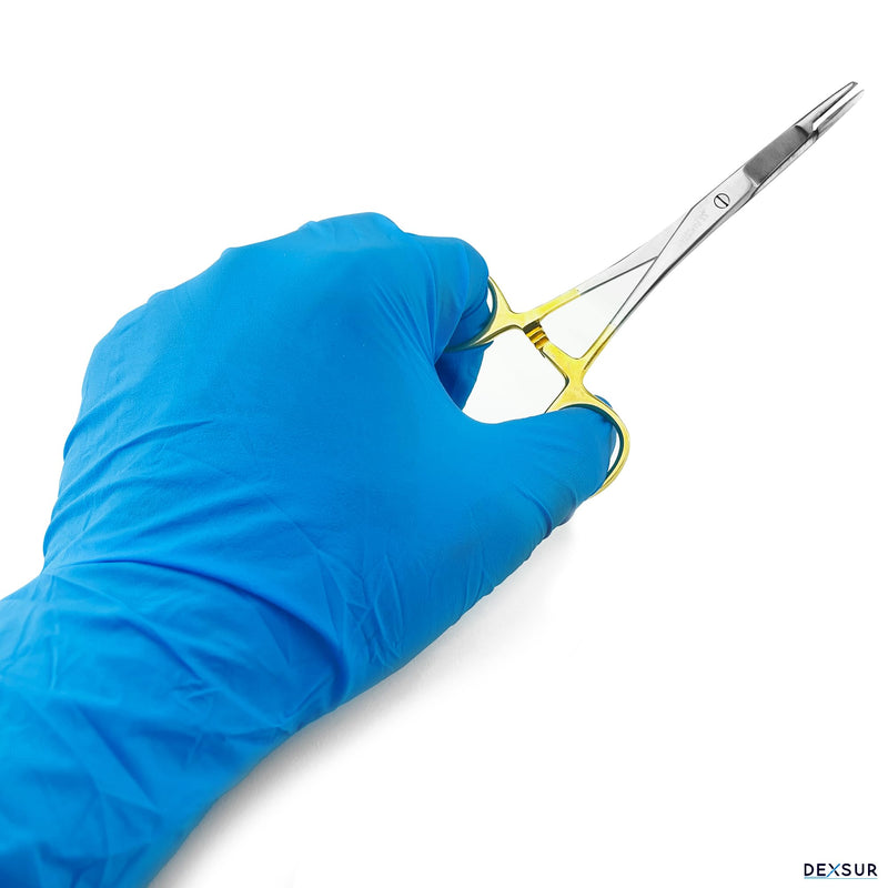 TC Olsen Hegar Needle Holder with Tungsten Carbide – Premium Quality Needle Driver with Scissors Cutting Edges and Locking Mechanism (TC, 4.5 Inch) TC
