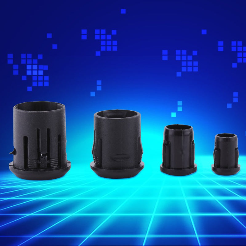 50pcs 3mm, 5mm, 8mm, 10mm LED Black Nylon Sockets Diode Holder Lamp(3mm/0.12in)
