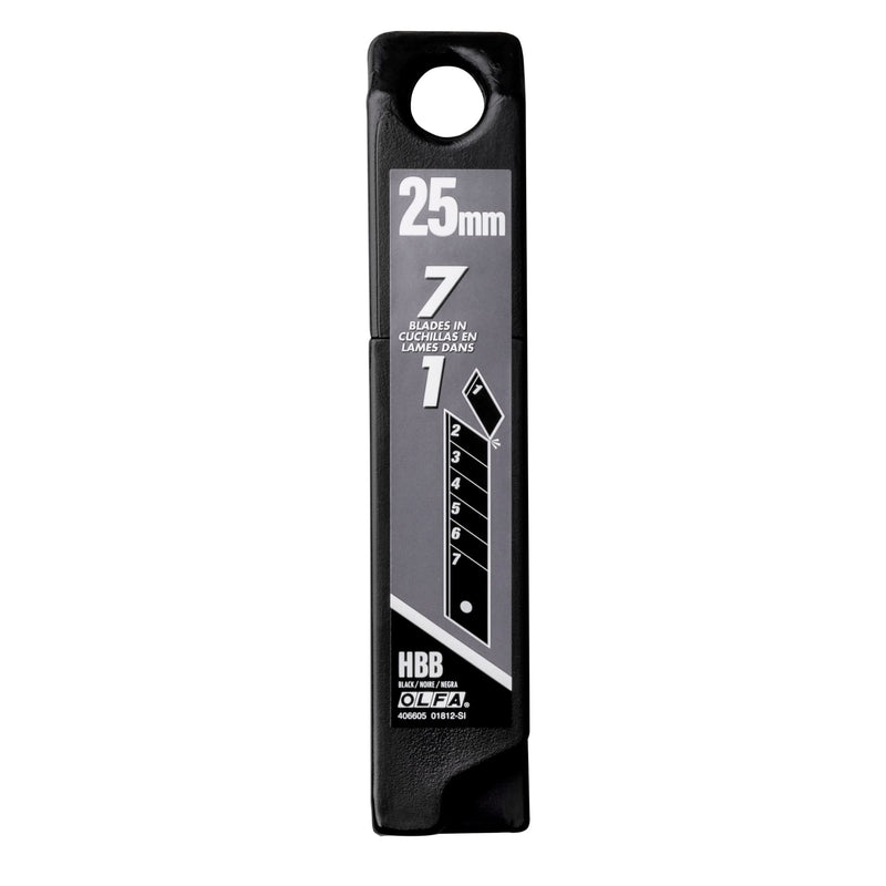 OLFA 25mm Ultra-Sharp Black Snap-Off Blades (HBB-20B) - 20 Blades
