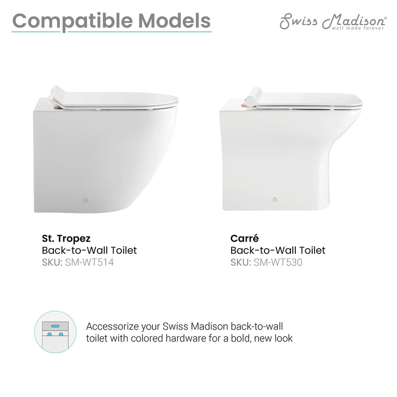 Swiss Madison Well Made Forever SM-CH06BG, Toilet Hardware Rose Gold (SM-WT442, SM-WT450, SM-WT455, SM-WT514, SM-WT530)