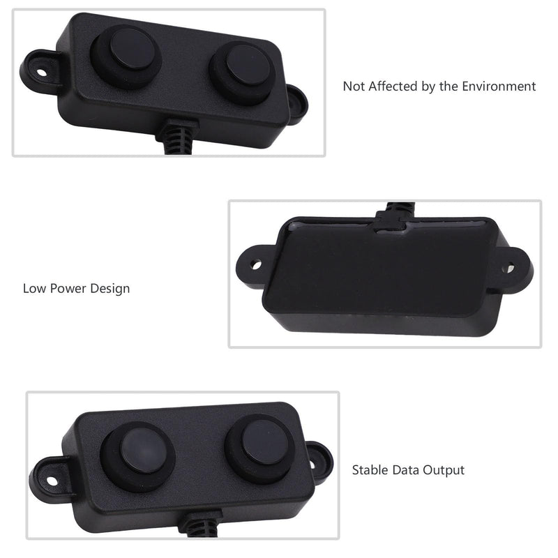 Ultrasonic Distance Sensor 3 to 450cm Ranging Ultrasonic Detector DC 3.3V to 5V Ultrasonic Range Detector for Robot UART Controlled