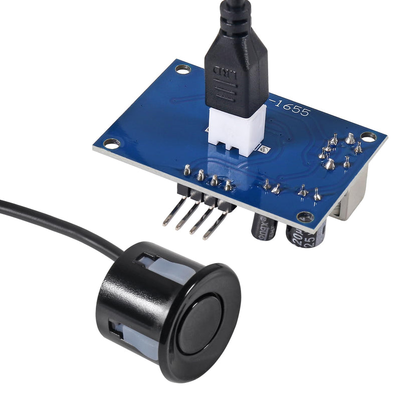 2pcs JSN-SR04T Ultrasonic Distance Measuring Module JSN-SR04T-V3.0 21~600CM 3mm High Precision Ultrasonic Distance Measure with Waterproof Sensor for Arduino