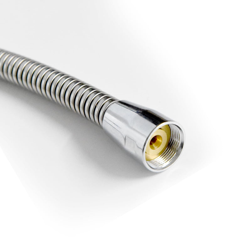 CWM 45 Inch Stainless Steel Hose for Commercial Kitchen Sink Faucets Flexible Hose Replacement 45 Inches