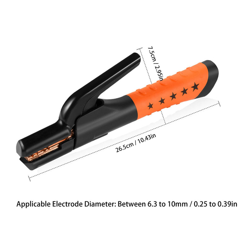 Welding Electrode Holder, 800A Heavy Duty Stick Welding Stinger Electrode Clamp, Stick Electrode Jaw Holding Plier Copper Electrode Clamp for Welding Machine ARC Welder