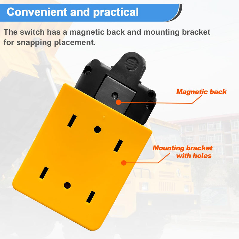 mxuteuk Dump Trailer Remote Control Switch 12V DC Trailer Up and Down Control Switch for Lift Gate Truck Tipper Trailer G018