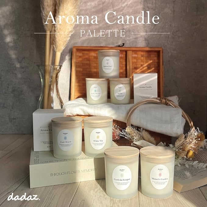 dadaz Aroma Candle Jar Candle Bergamot Lily Monet's garden - NewNest Australia