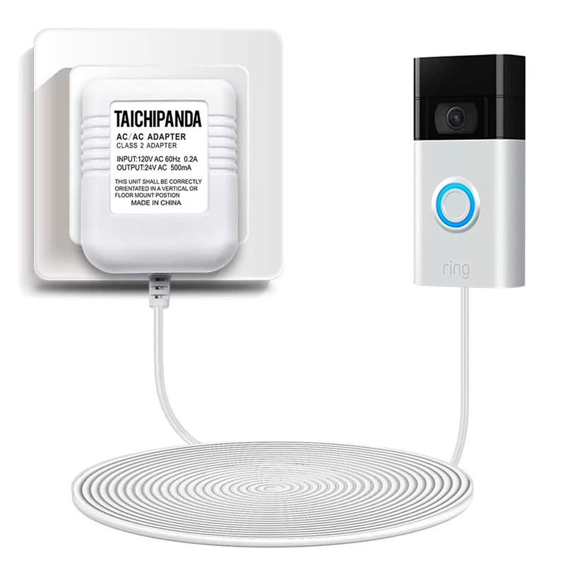 24 Volt Transformer, C Wire Adapter for Nest Honeywell Ecobee and Sensi Thermosta Doorbell Transformer for Nest Hello Doorbell and Any Doorbells Require 24V Power Supply