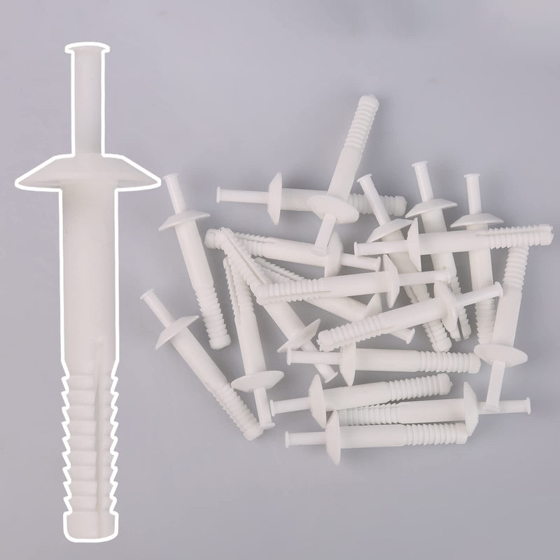 Nylon Truss Nail Drive Anchor Assortment, Nylon Nail Drive Anchors, 1/4'' x 3/4'', 1/4'' x 1'', 1/4 x 1-1/2'' BUSY-CORNER 169 Pieces