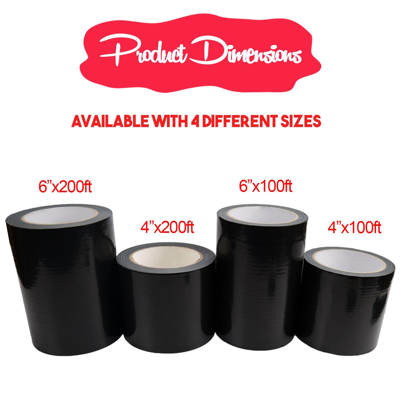 Vapor Barrier Tape, Insulation Tape, Seam Tape Crawl Space Tape, 6'' X200FT 6" x 200'
