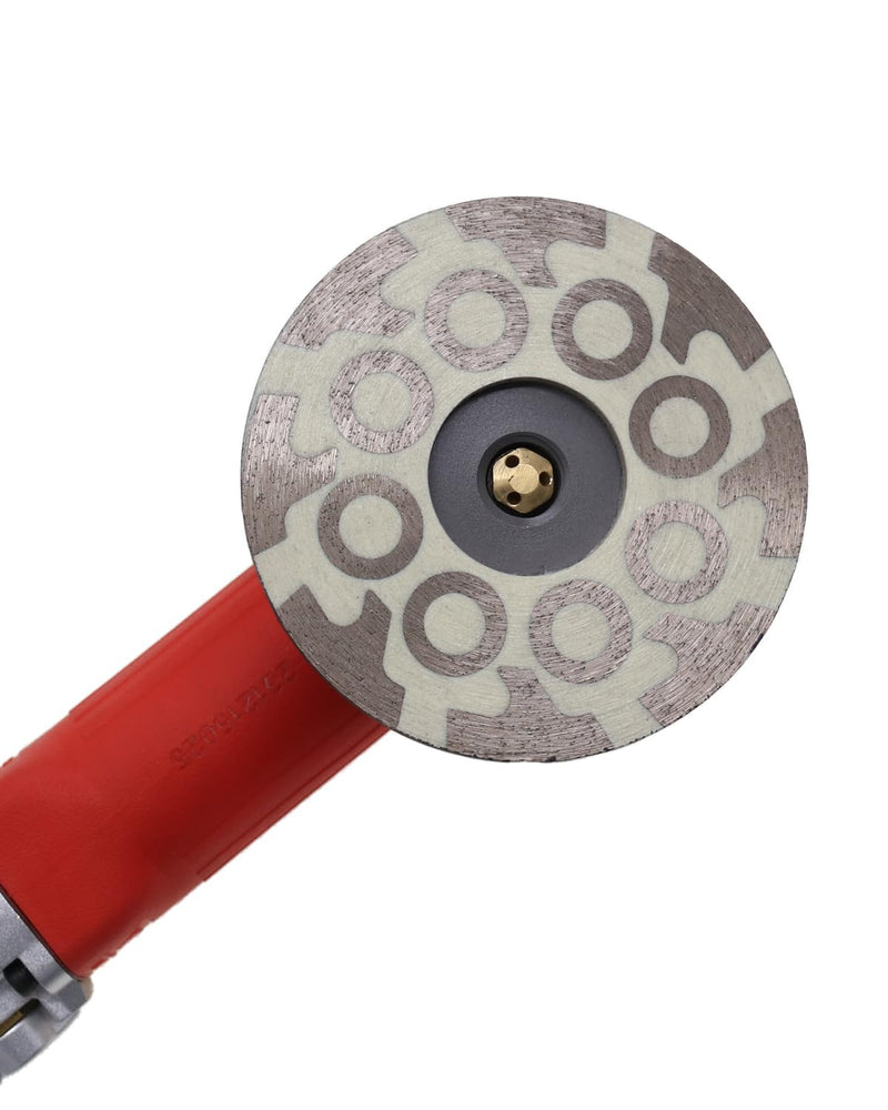 4" Flat Resin Filled Grinding Wheel, Diamond Cup Wheel with 5/8’’-11 Thread for Granite Marble Engineered Stone (Fine) Fine