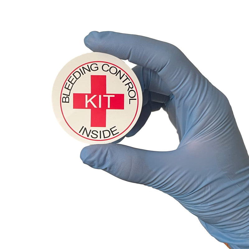 Bleeding Control Designation Stickers - 5 Pack by Rescue Essentials