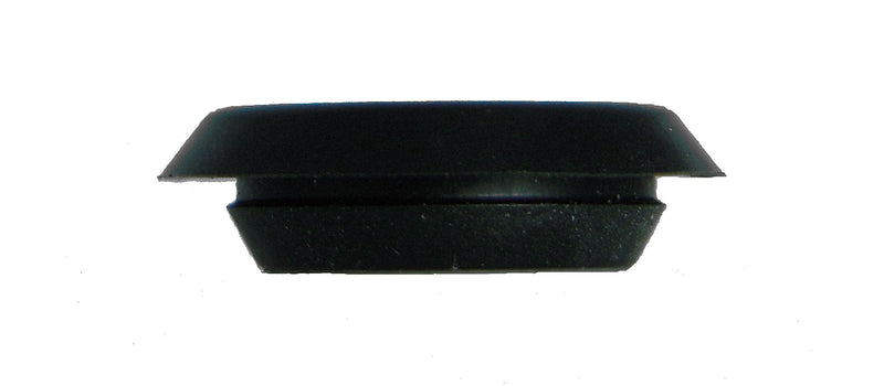 1 3/4" 1.75 inch Flush Mount Black Plastic Body and Sheet Metal Hole Plug Qty 10