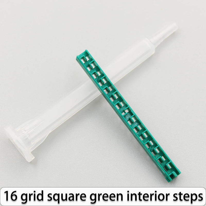 40 PCS Epoxy Mixing Nozzles Static Mixing Nozzles for AB Glue Gun Static Mixer Nozzle Mixing Tube Glue Gun Applicator 50ml/1:1/1:2