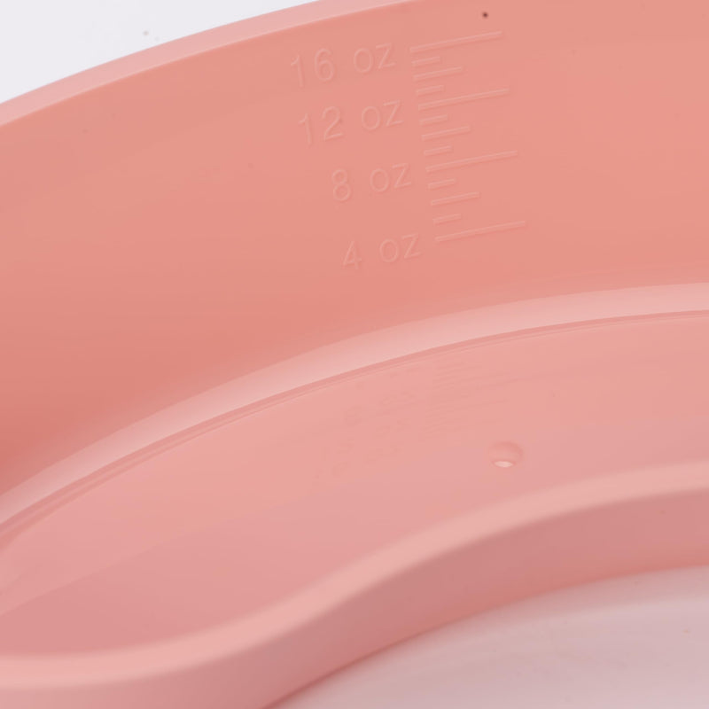 Emesis Basin Kidney Plastic Mauve 16oz - Reusable Plastic Kidney-Shaped, Mauve Color, 16oz Volume, 8-1/2" Primary Length, Disposable, 25/Box