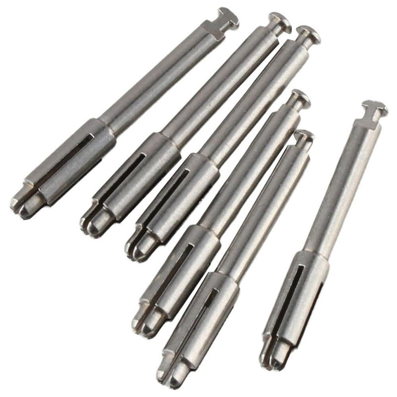 6pcs Dental Mandrel Soflex Type Disc Fit Shank for Polishing Disk,Stainless Steel Mandrel Composite Tools