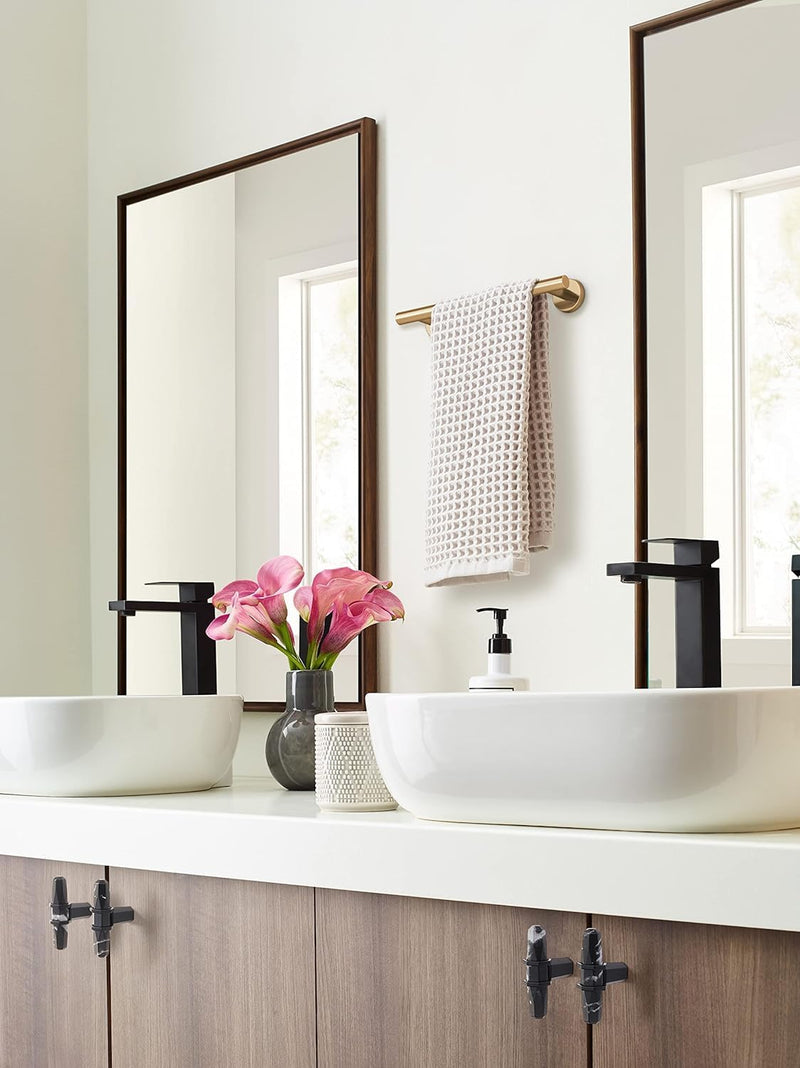 Amerock BH26546CZ | Champagne Bronze Towel Bar | 9 inch (229 mm) Center-to-Center Towel Rack | Arrondi | Bathroom Towel Holder | Bathroom Hardware | Bath Accessories 9 Inch (229 mm)