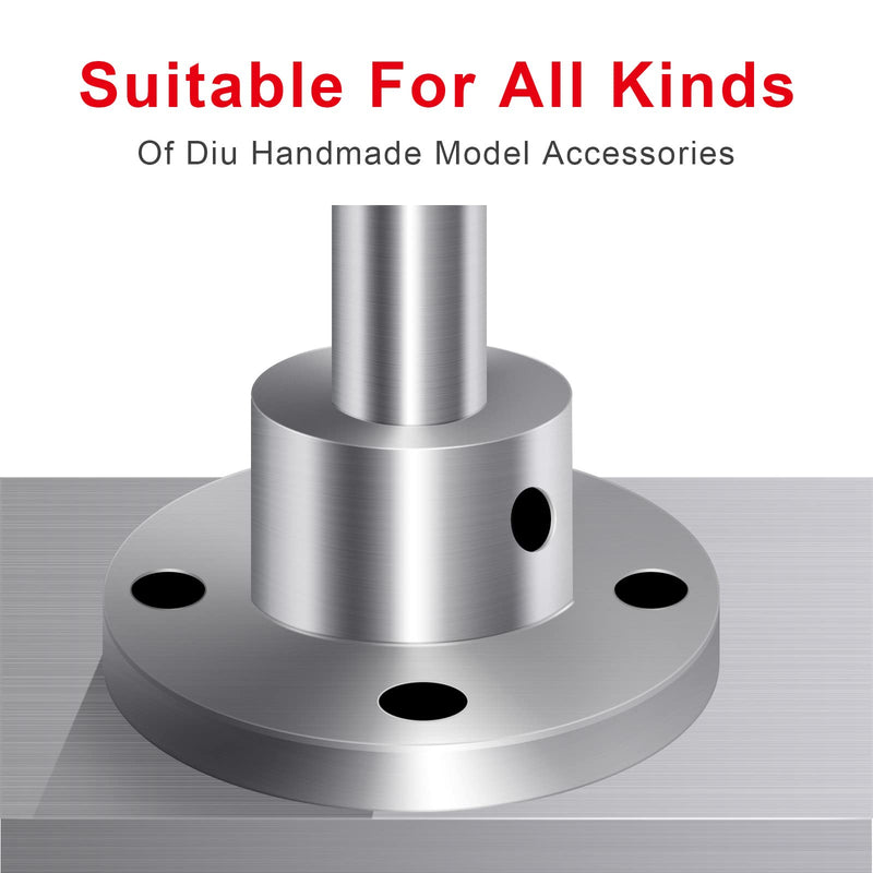 4 PCS 8mm Flange Shaft Coupling, Rigid Flange Coupling Motors Guide Shaft Support Coupler, High Hardness Coupling Connector Flanged Shaft Mount for DIY RC Model Motors 4PC