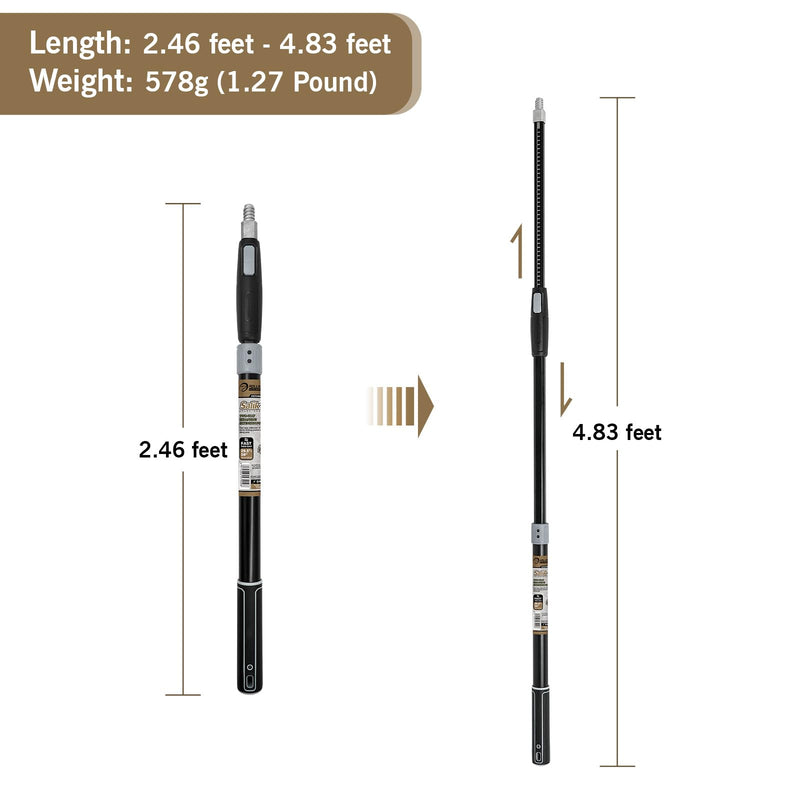 ROLLINGDOG Two-Way Paint Roller Extension Pole(2.46 feet - 4.83 feet) 2.46 feet - 4.83 feet