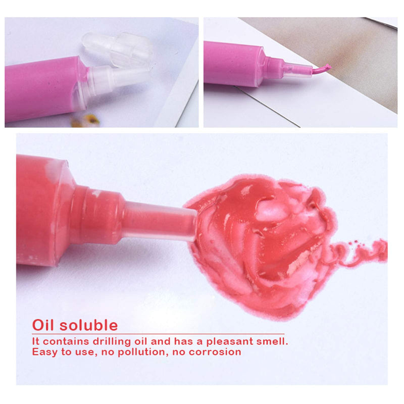 12pcs 5 Gram Diamond Lapping Paste Polishing Compound for Fine to Final Polishing, Grits 1000# 10000# 0.5-40 Micron 12PCS