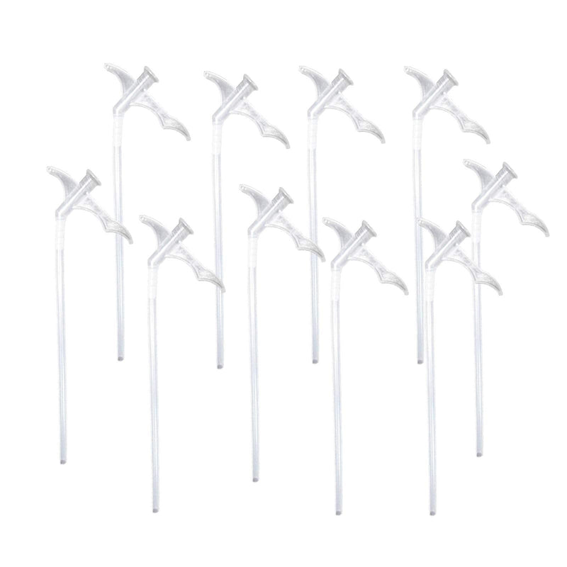 10Pcs Spray Foam Tubes Nozzle, Gap Filling Insulating Foam Spray Replacement Tube, DIY Foams Spray Accessory for DIY Spray Foam Clear transparent