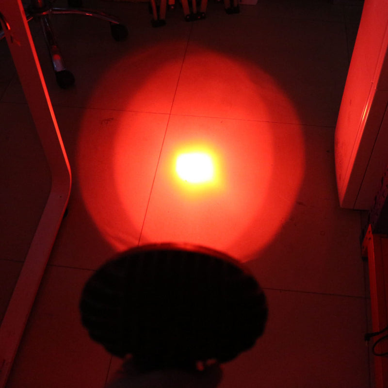 LED Forklift Safety Light RED for Warehouse Pedestrian Warning Spot Lights 8W 5.5inch 10V-80V