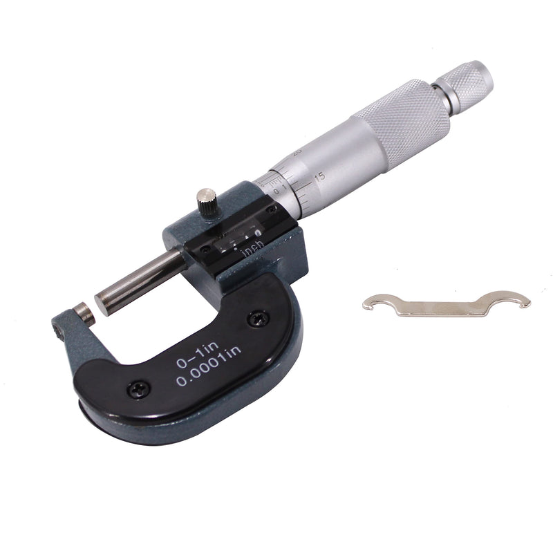 HFS(R) 1" Mechanical Digital Outside Micrometer Digit Counter Carbide Tips 0.0001"