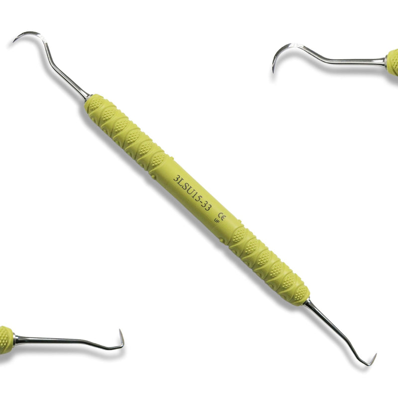 Osung Dental, Dental Sickle Scaler, Dental Scaler, Universal with Plastic Handle [U15-33]