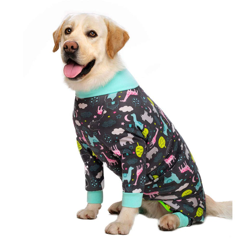 Surgery Recovery Suit Female Male for Dogs After Surgery Medium Large Dogs Onesie,Lightweight Dog Recovery Suit for Shedding Prevent Licking Surgical Wound,Dog Pajamas Pjs,Full Belly 30 (Chest 29.92 in | Backlength 19.69 in) Dark gray - PawsPlanet Australia