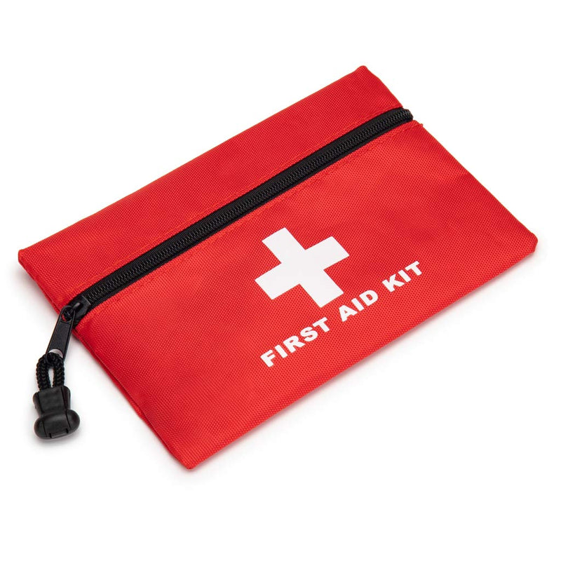 Red Emergency Bag First Aid Bag Small Empty Travel Rescue Bag Pouch First Responder Storage Medicine Pocket Bag for Car Home Office Kitchen Sport Ourdoors Bag Only (6.3x4.3) 6.3x4.3inch