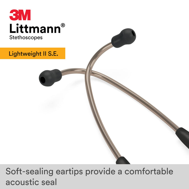 3M Littmann Lightweight II S.E. Stethoscope, 2450, 28" Black Tube