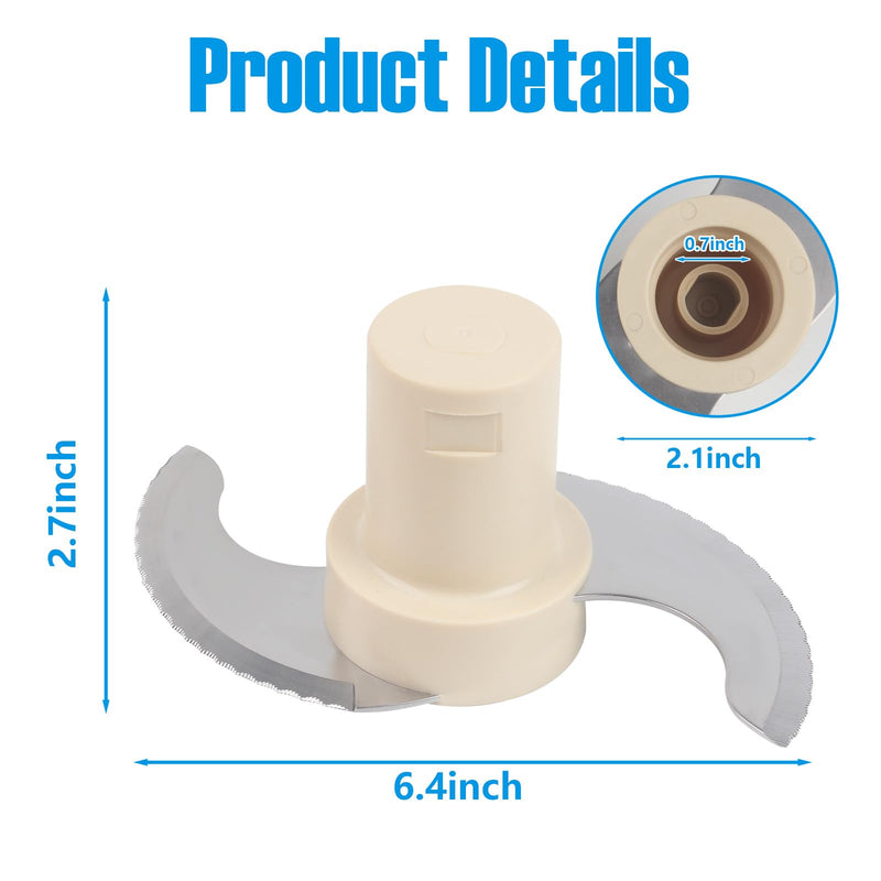 DLC-001TXB Main Stainless Steel Chopping Blade Replacement for Cuisinart 14-Cup Food Processor DLC-2014, DFP-14BCNY, DFP-14BCN, DFP-14BWN Kitchen Food Processor Part No. DLC-001TXB-CSR