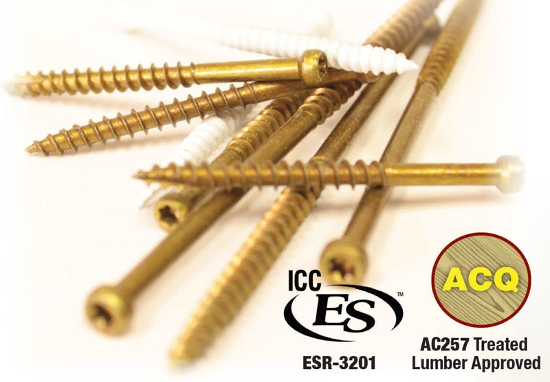 GRK 117760#9 x 4 FIN/Trim™ Finishing Trim Head Screws 50 Count
