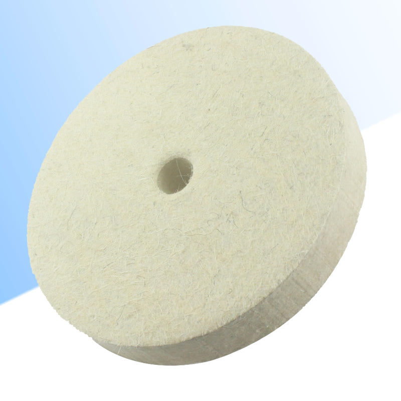 6'' Wool Felt Buffing Wheel - 1/2'' Arbor Hard Felt Buffing Polishing Wheels for Bench Grinder/Table Grinder 6'' Wool Buffing Wheel