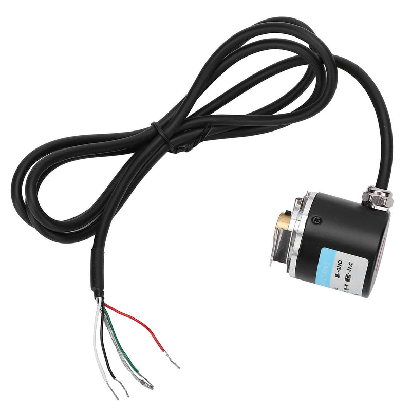 Fafeicy AB 2-Phase Encoder, DC 5-24V Hollow Shaft Encoder AB 2 Phase Quadrature Encoder 6-8mm for Office Automation and Engineering Fields(100B), Encoder