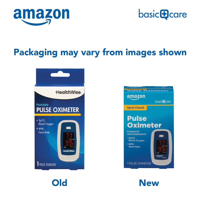 Amazon Basic Care Pulse Oximeter (Previously Healthwise)
