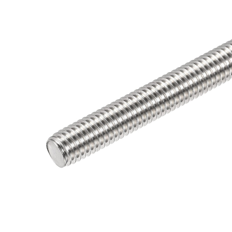 uxcell 4Pcs M5 x 200mm Fully Threaded Rod 304 Stainless Steel Right Hand Threads