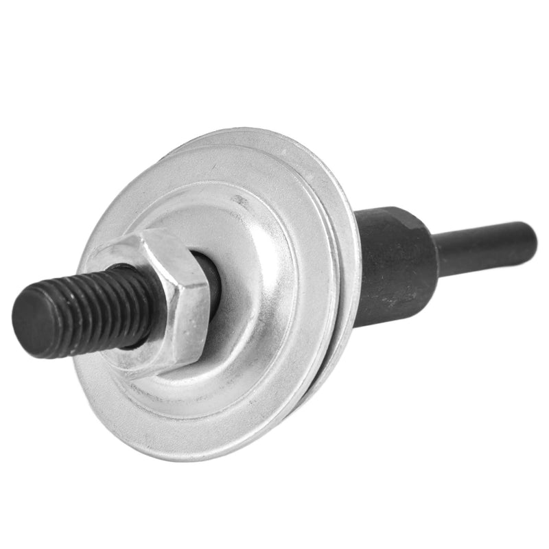 Shaft Arbor Adapter, Drill Arbor Adapter Shaft Arbor Extension Arbor Threaded Shaft Adapter with 2 Washer for Conversion(6mm Round Shank Connecting Rod)