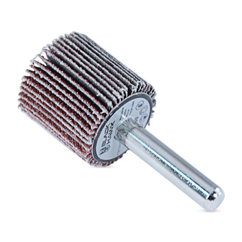 BHA Aluminum Oxide Shank Mounted Flap Wheels, 1” x 1” x 1/4”, 120 Grit - 5 Pack - NewNest Australia