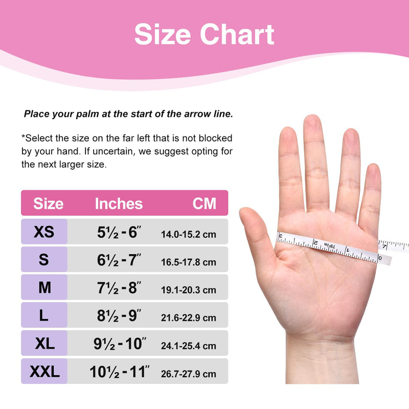 Schneider Nitrile Exam Gloves, 4 Mil Pink Disposable Gloves, Latex Free, Powder Free for Cooking, Cleaning, Examination 100 Medium