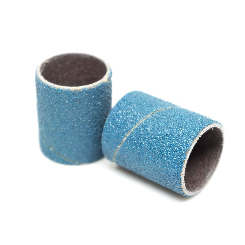 Benchmark Abrasives 3/4” x 1” Zirconia Sanding Bands, Spiral Bands Rotary Sander Attachment for Drill & Die Grinder, Metal Polishing Sanders for Woodworking - Sander Tool (10 Pack), 60 Grit