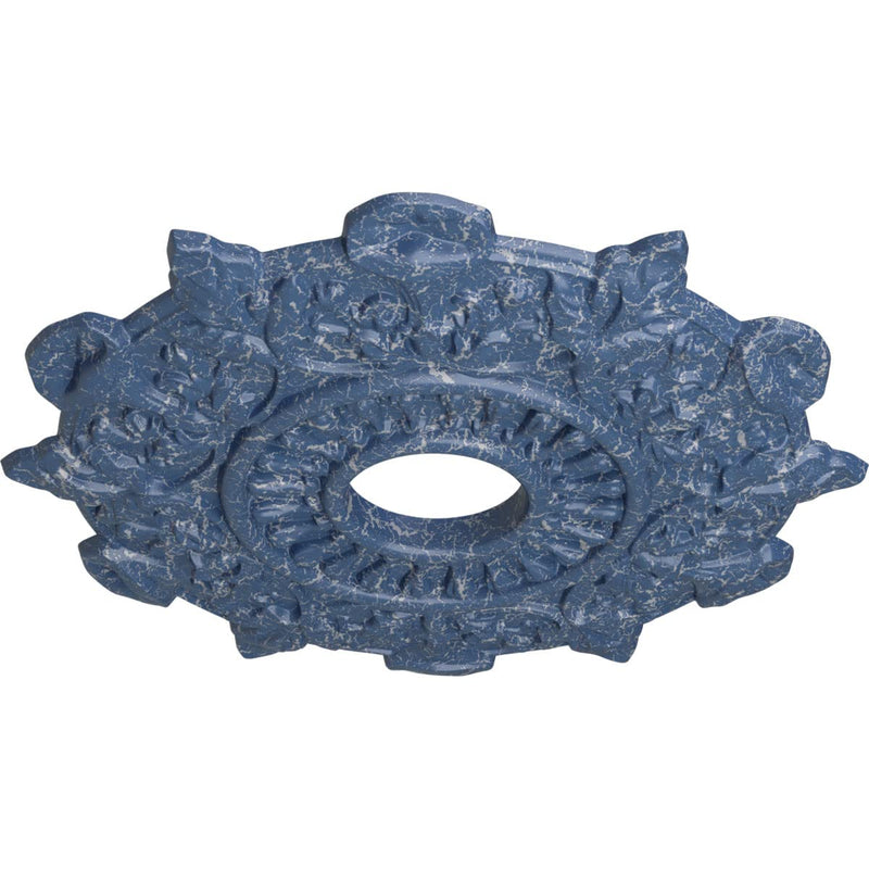 Ekena Millwork Preston Ceiling Medallion Hand-Painted Americana Crackle