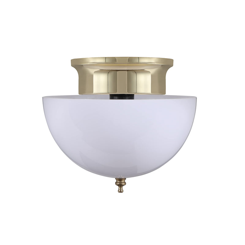 Aspen Creative 28008-15-2, Clip-on Dome Shade for A-Type Bulb Indoor Location Light Fixtures/White Finish, 7 5/8" Diameter x 4" Height, 2 Pack 7.63"W x 4"H White - NewNest Australia
