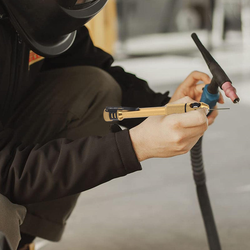 Aluminum Welding Rod Holder 1.0-3.2mm Finger Feeder Tool Electrode Handling Pen for Welders and Metal Fabrication
