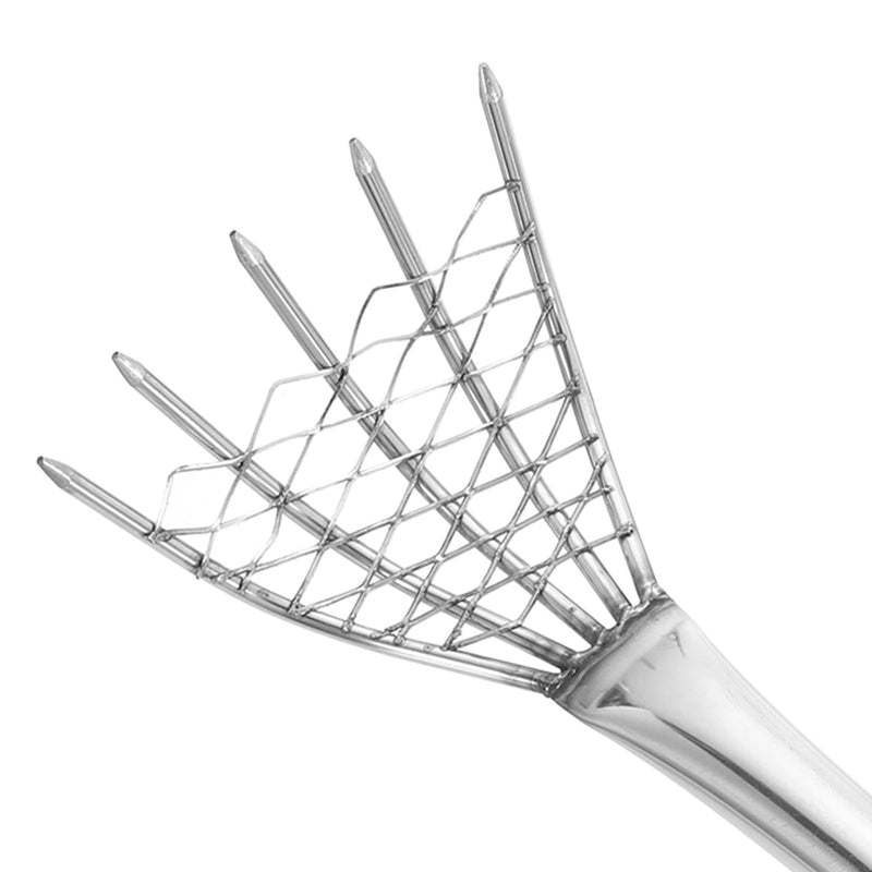 HARFINGTON 2pcs Clam Rake 20" Small Shells Clam Digger Soil Tiller Grass Rake with Ergonomic Handle for Seafood Digging Rake Gardening Cultivating Yard 20"
