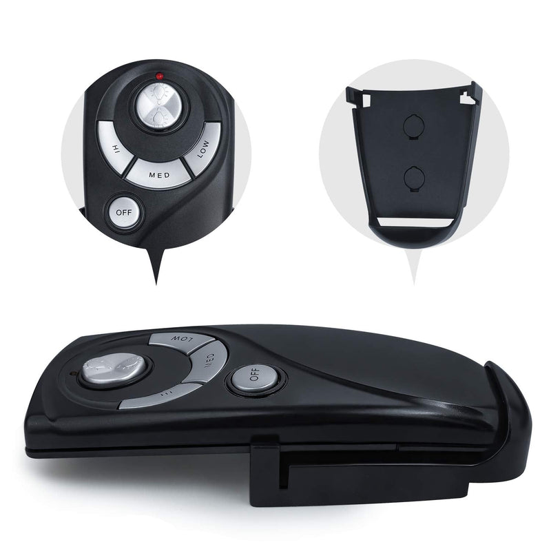 UC7083T Ceiling Fan Remote Control Replacement of Hampton Bay with Dim Light,3 Speed Control with Wall Mount Only Remote