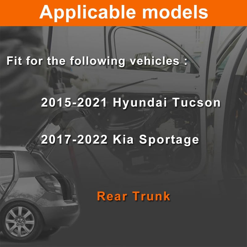 Liftgate Lock Actuator Compatible with 2015-2021 Tucson, 2017-2022 Sportage Without Power Models - Rear Trunk Tailgate Latch Assembly