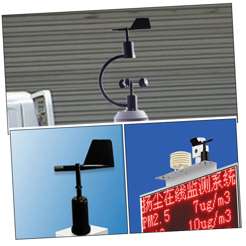 2 Pcs Wind Anemometer Shell Abs Wind Indicator for Direction Measurement Durable Indicator for Weather Stations 20.00X15.00X6.00CM